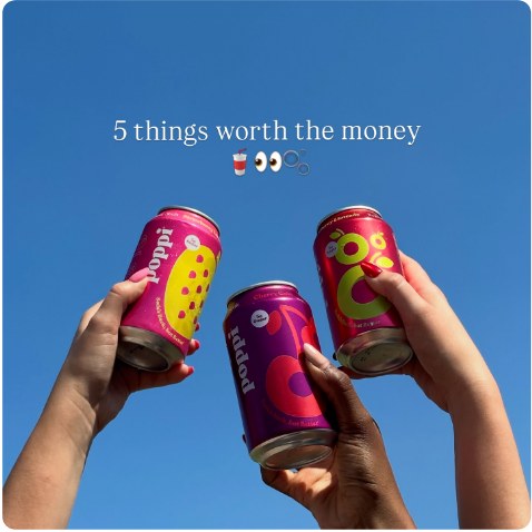 Instagram post with the caption: 5 things that are worth the money?!