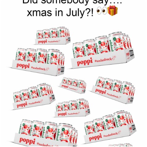 Instagram post with the caption: GIVEAWAY — xmas came early besties!!