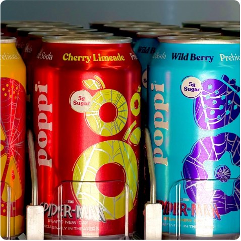 Instagram post with the caption: POV: what our fridge has looked like the entire month